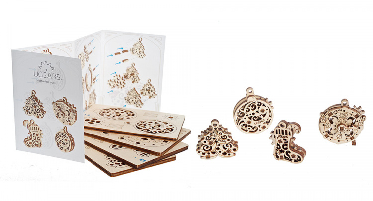 Ugears U-Fidget Happy New Year