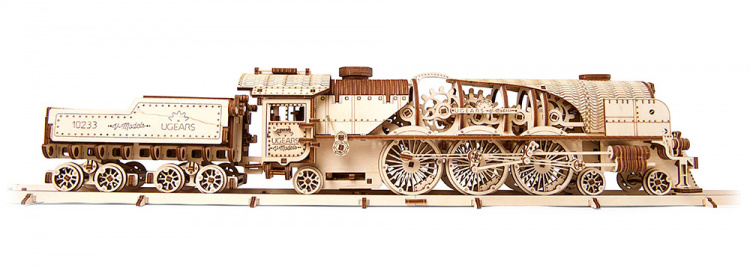Ugears V-Express Steam Train with Tender