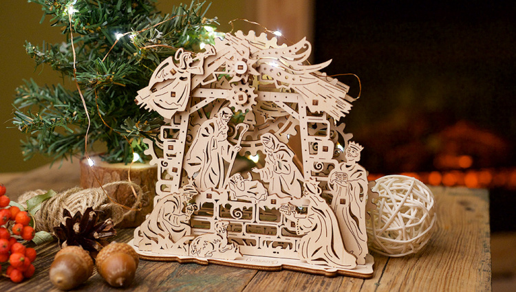 Ugears Nativity Scene