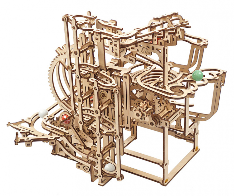 Ugears Marble Run Stepped Hoist