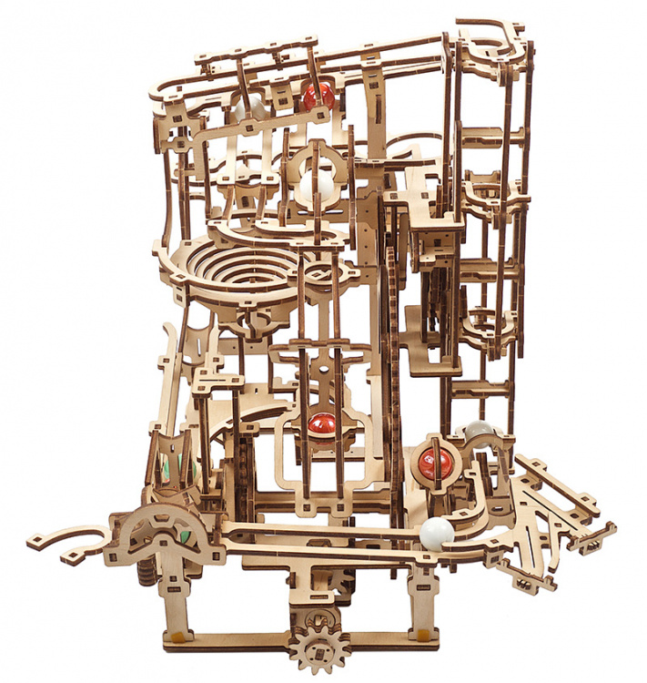 Ugears Marble Run Stepped Hoist
