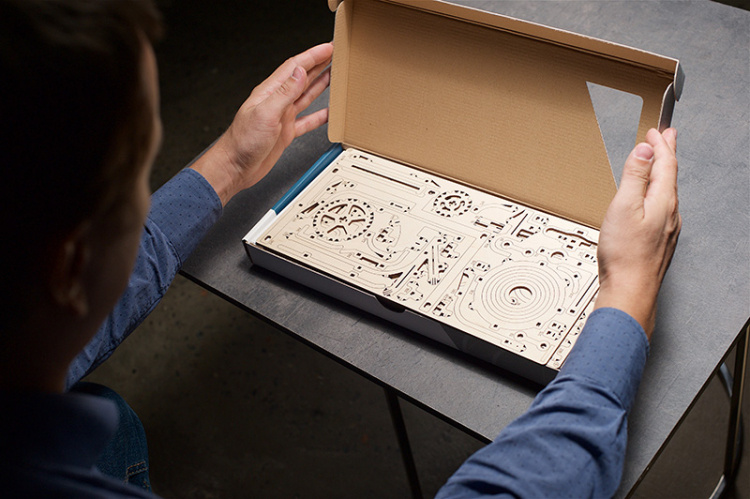 Ugears Marble Run Stepped Hoist