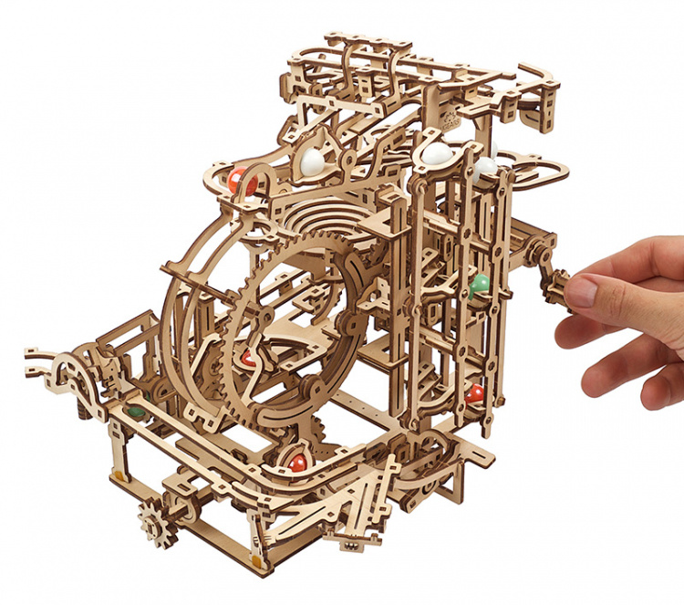 Ugears Marble Run Stepped Hoist
