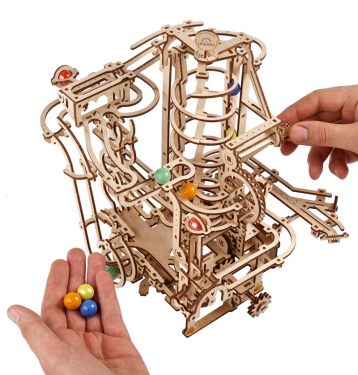 Ugears Marble Run Spiral Hoist (Marble - 4)