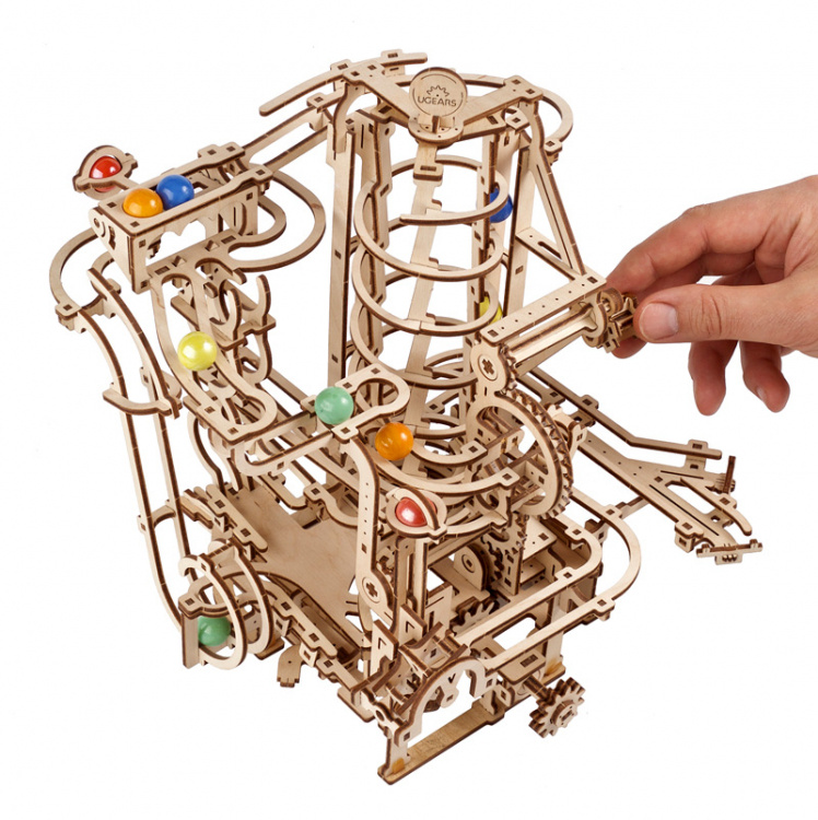 Ugears Marble Run Spiral Hoist (Marble - 4)