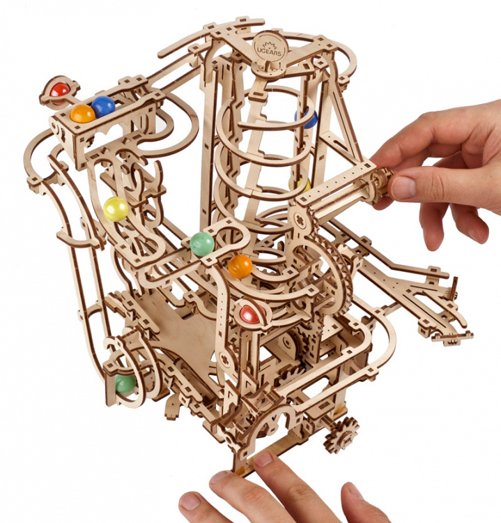 Ugears Marble Run Spiral Hoist (Marble - 4)