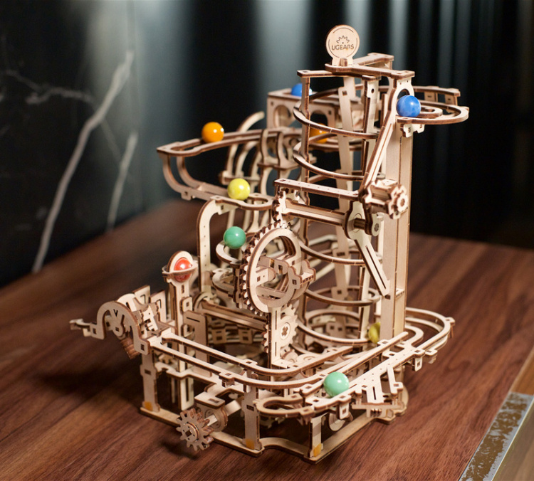 Ugears Marble Run Spiral Hoist (Marble - 4)