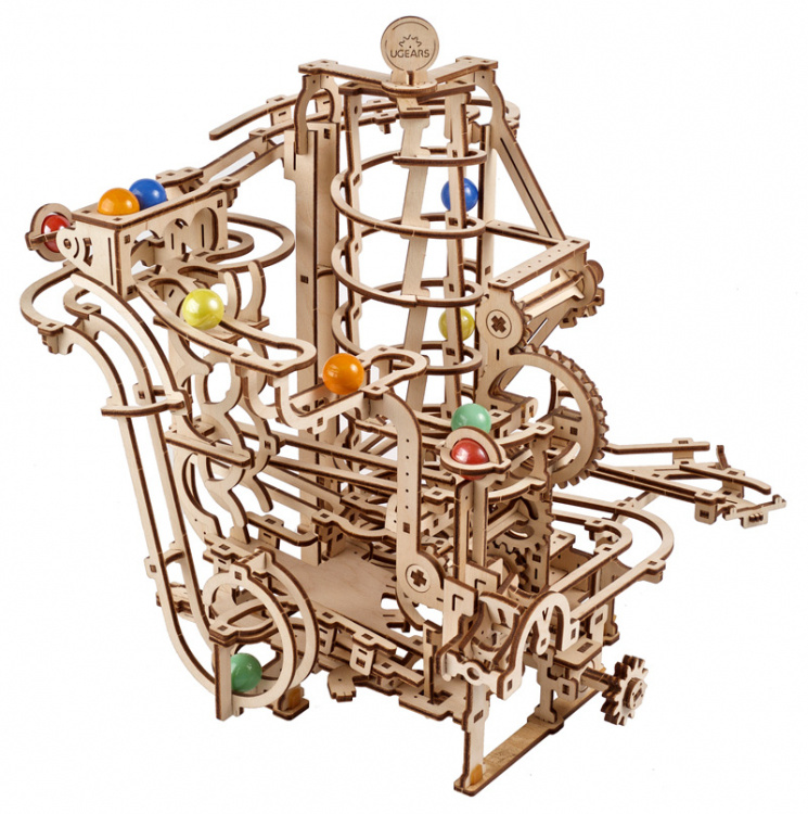 Ugears Marble Run Spiral Hoist (Marble - 4)
