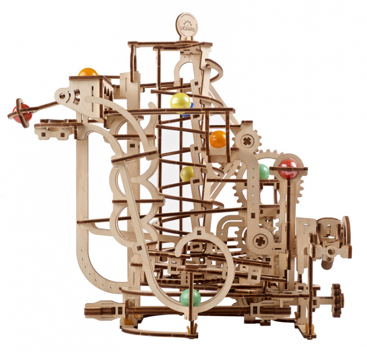 Ugears Marble Run Spiral Hoist (Marble - 4)