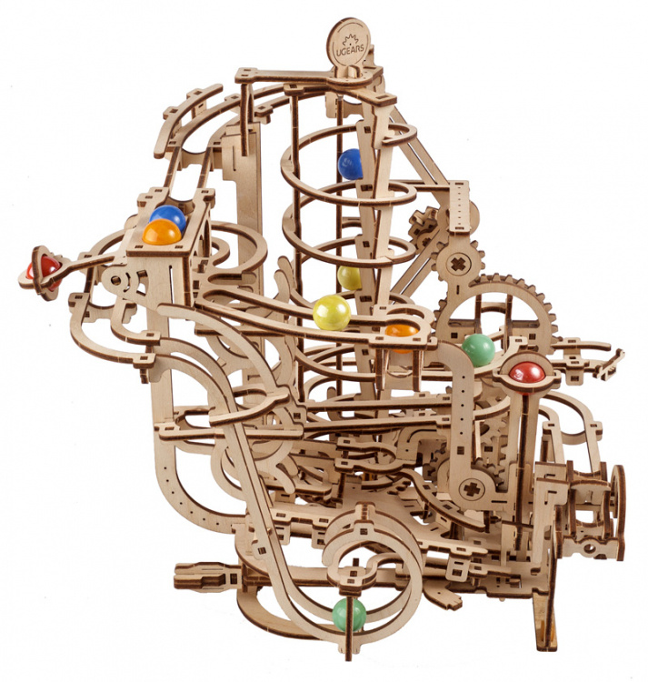 Ugears Marble Run Spiral Hoist (Marble - 4)