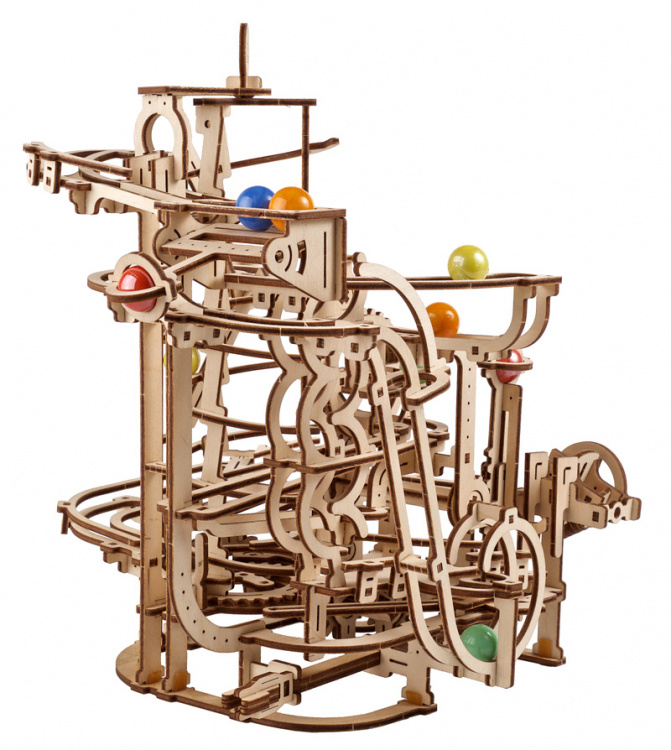 Ugears Marble Run Spiral Hoist (Marble - 4)
