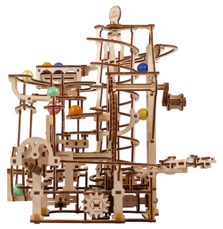 Ugears Marble Run Spiral Hoist (Marble - 4)