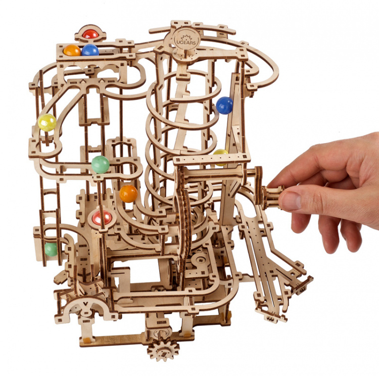 Ugears Marble Run Spiral Hoist (Marble - 4)