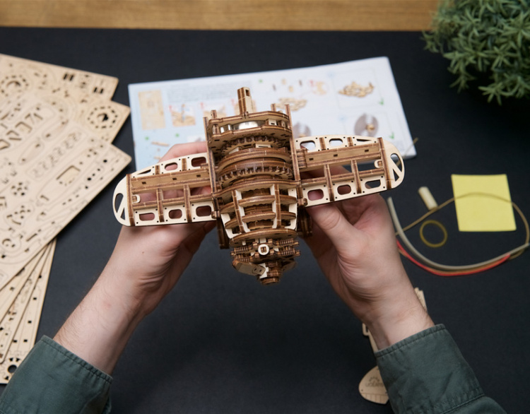 Ugears Mad Hornet Airplane Byggsats