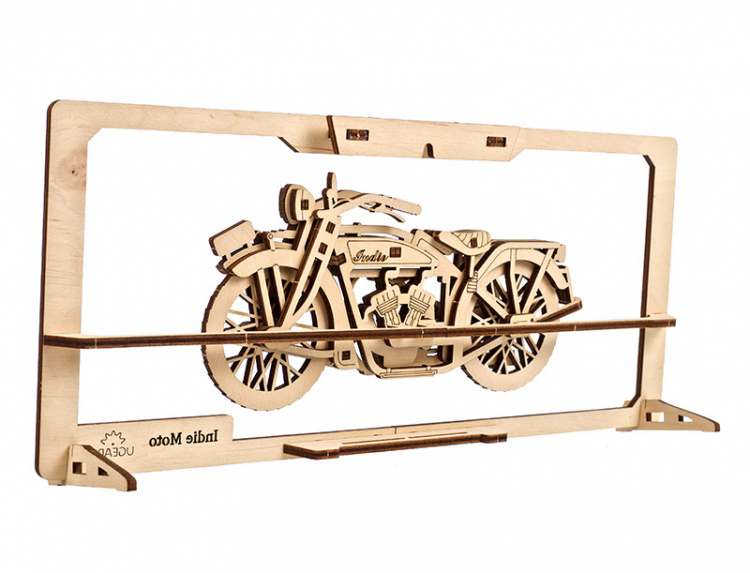 Ugears Indie Moto 2.5D Pussel