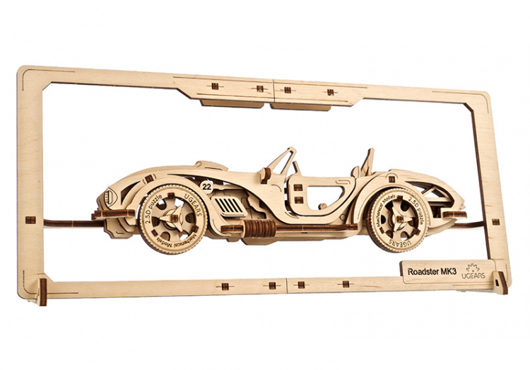 Ugears Roadster MK3 2.5D Pussel
