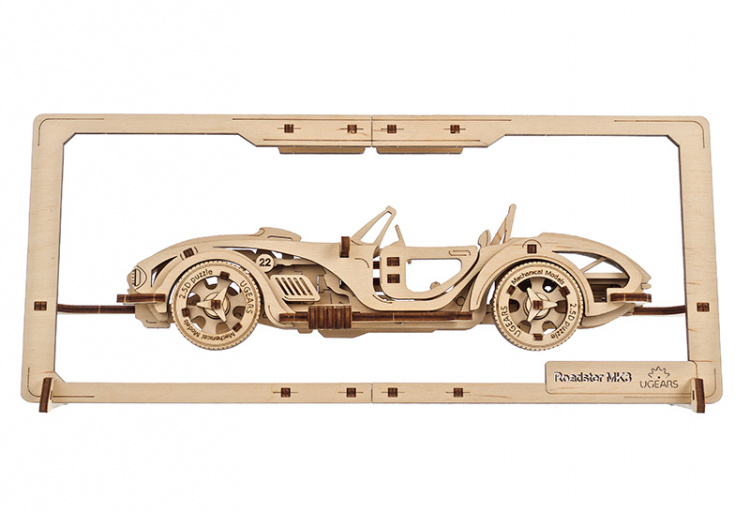 Ugears Roadster MK3 2.5D Pussel
