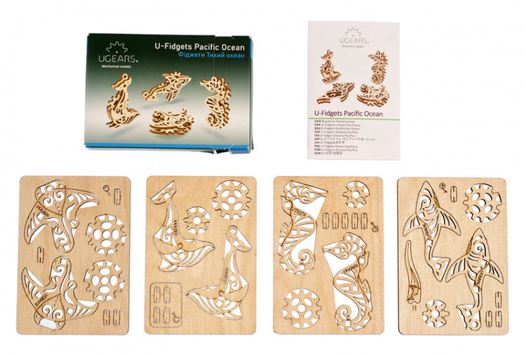 Ugears U-Fidget Pacific Ocean