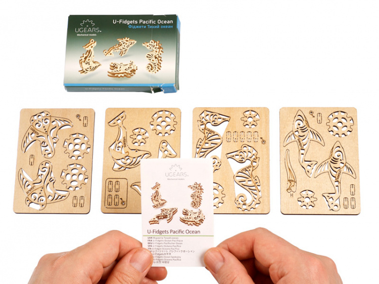 Ugears U-Fidget Pacific Ocean