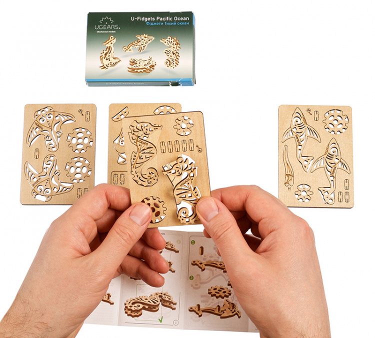 Ugears U-Fidget Pacific Ocean