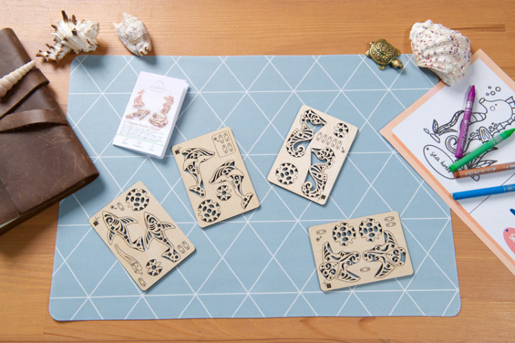 Ugears U-Fidget Pacific Ocean