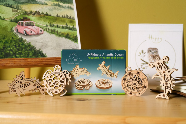 Ugears U-Fidget Atlantic Ocean