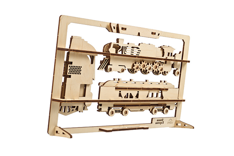 Ugears Steam Express 2.5D Puzzle
