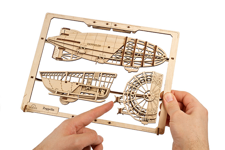 Ugears Zeppelin 2.5D Puzzle