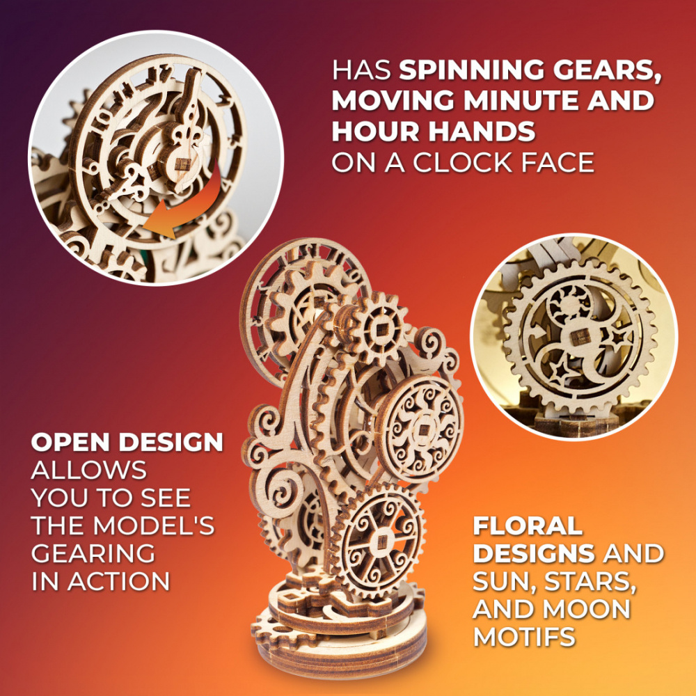 Ugears Steampunk Clock 2.0