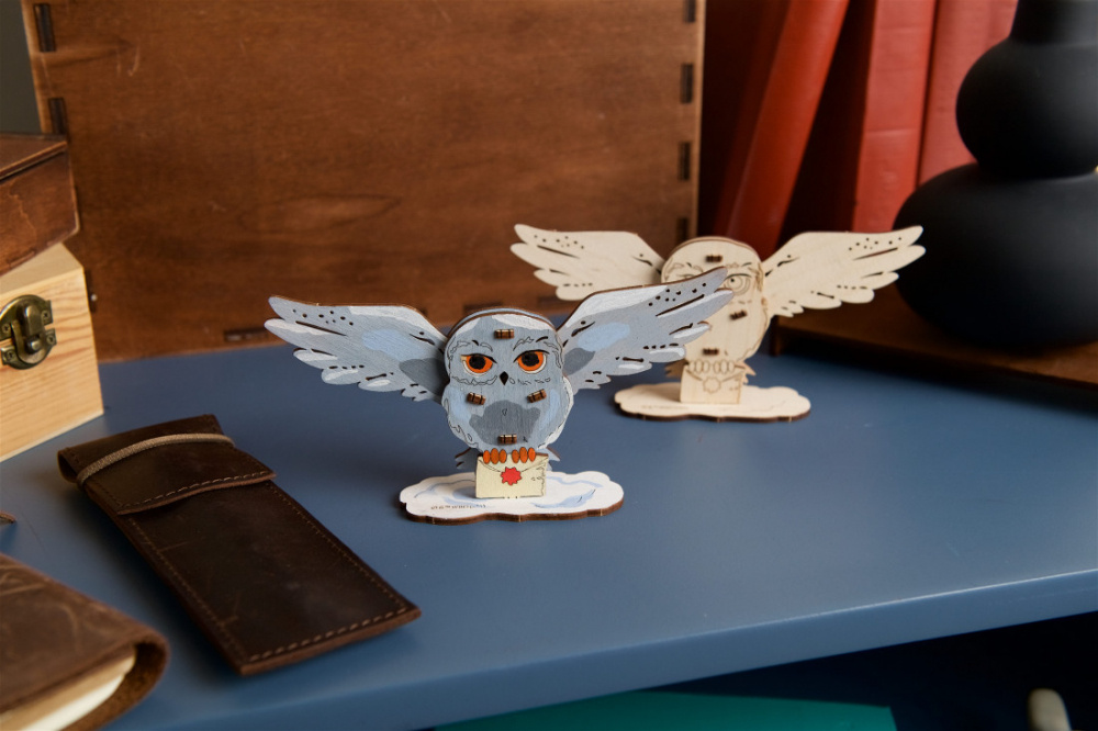 Ugears Coloring Hedwig Owl (för barn)