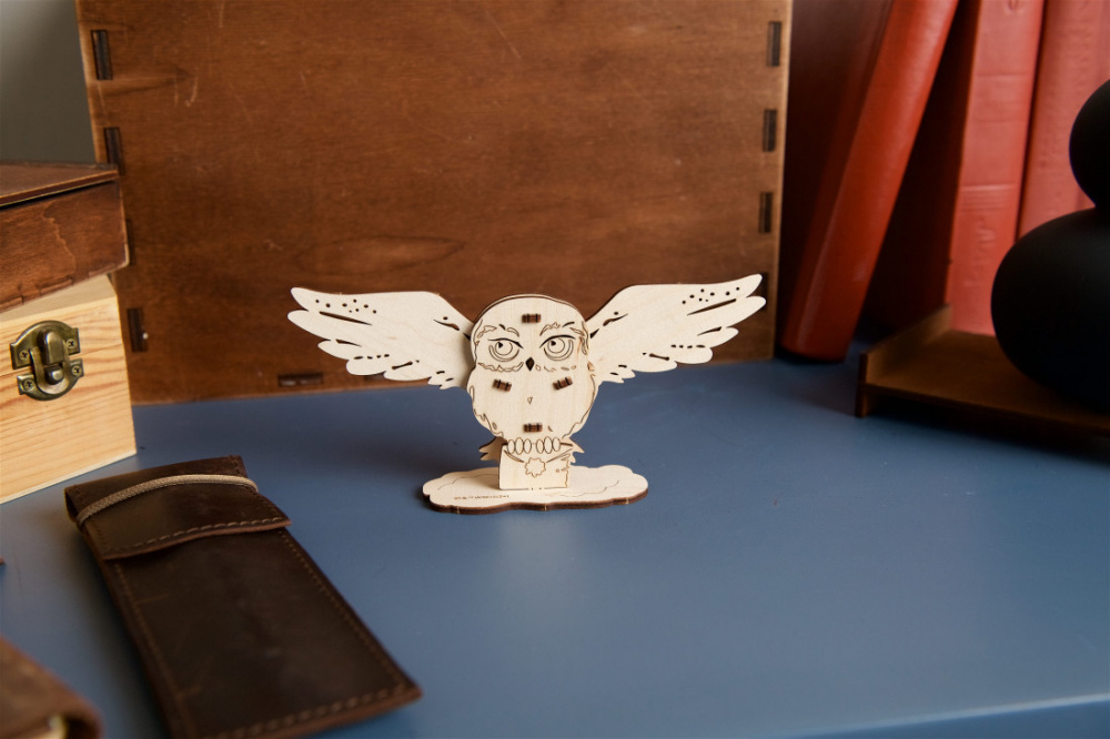 Ugears Coloring Hedwig Owl (för barn)