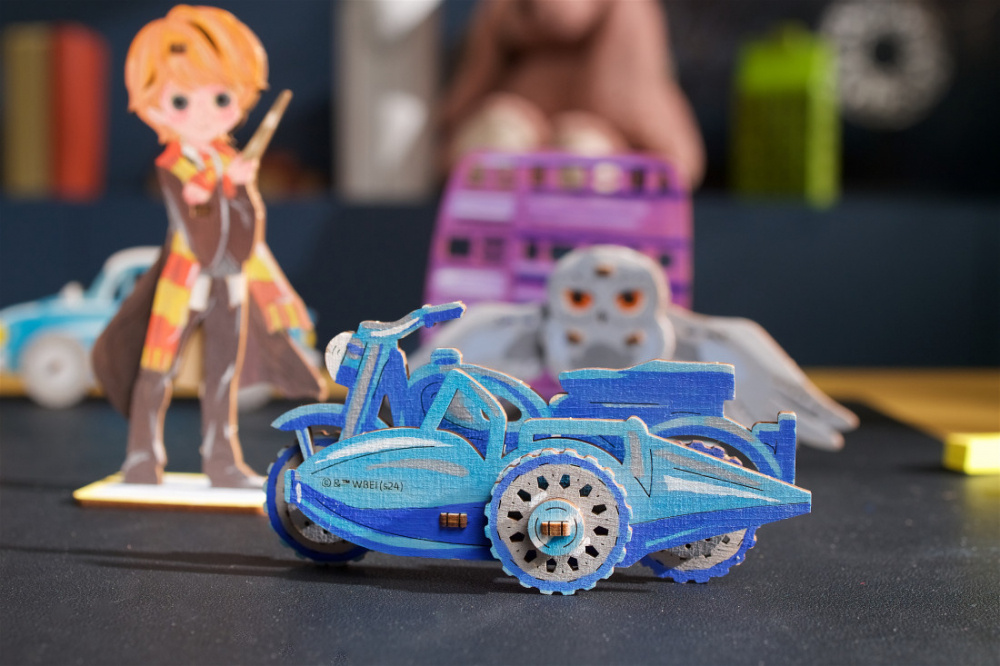 Ugears Coloring Hagrid´s Flying Motorbike (för barn)