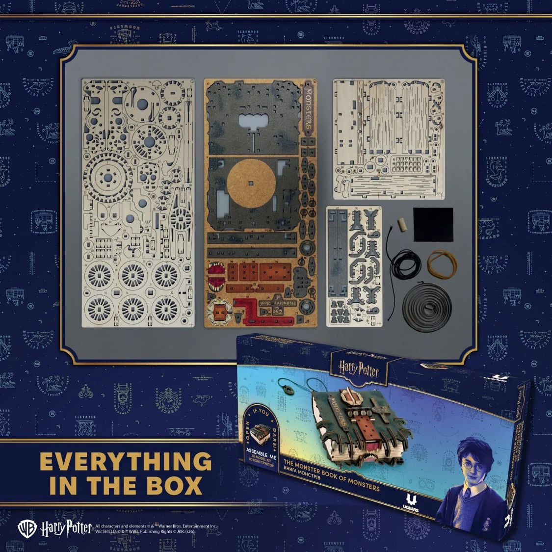 Ugears The Monster Book of Monsters Harry Potter