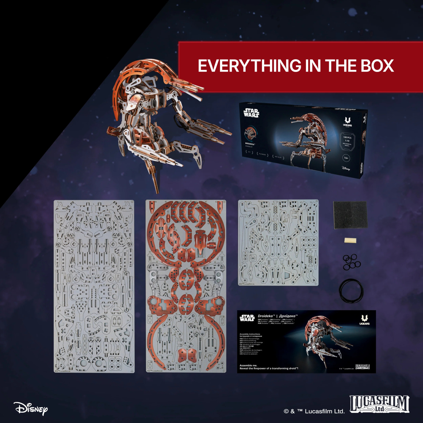 Ugears Droideka Star Wars