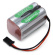 Mottagarbatteri NiMH 4,8V 2500mAh Kub Mottagarbatteri NiMH 4,8V 2500mAh Kub