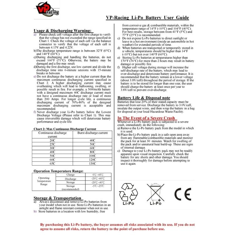 Sändar/Mottagar Batteri Li-Po 7,4V 2200mAh
