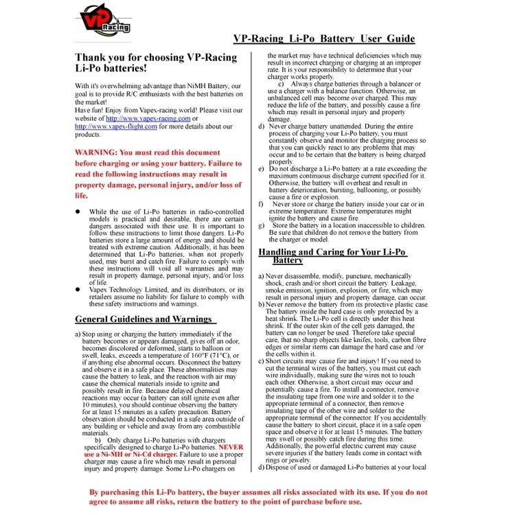 Sändar/Mottagar Batteri Li-Po 7,4V 2200mAh