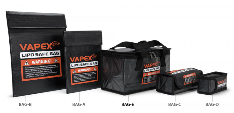Vapex LiPo Safe Förvaringsväska-E 260x130x150mm