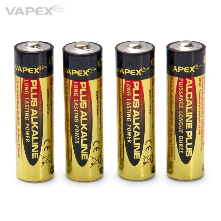 Vapex Alkaline Plus Batterier AA/R6 (4)