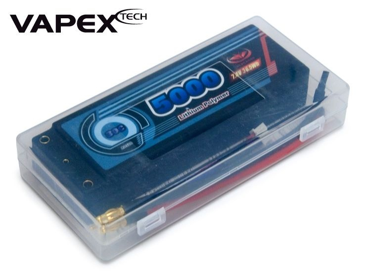 Li-Po Batteri 2S 7,4V 5000mAh 30C Hard