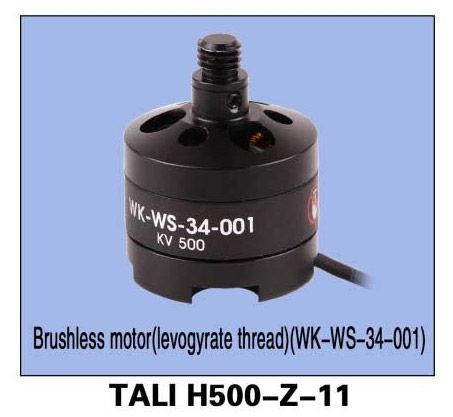 Motor WS-34-001 Svart TALI H500-Z-11 CCW