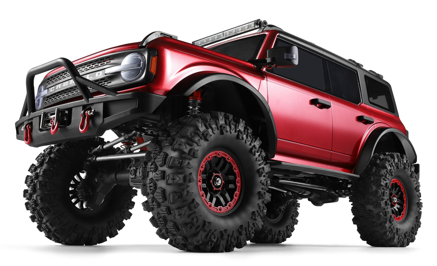 WL 104020 4WD Crawler Truck m. Vinsch 1/10 RTR Röd