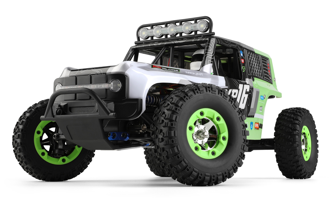 WL 124006 4WD Rock Climber 1/12 RTR Grön