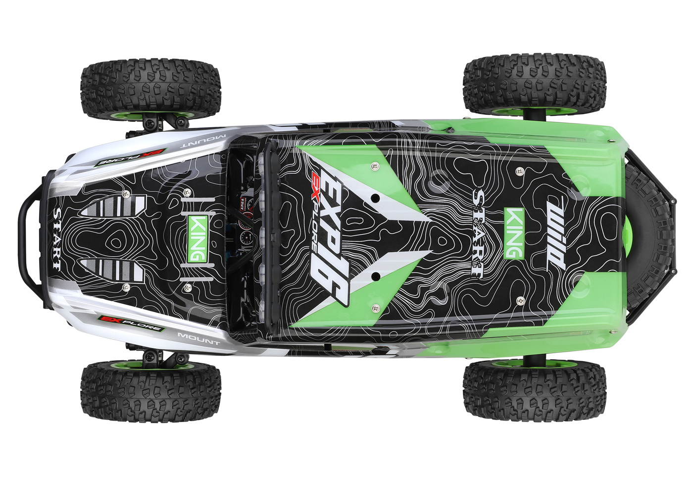 WL 124006 4WD Rock Climber 1/12 RTR Grön