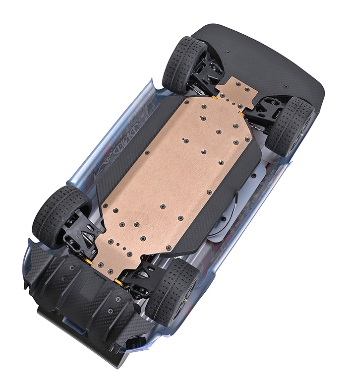 WL 124020 4WD Borstlös Touringbil 1/12 RTR Gul