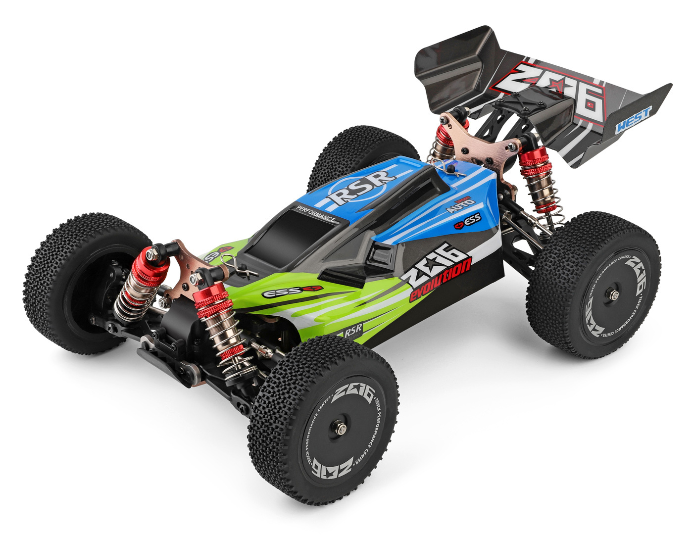 WL 144001 4WD Buggy 1/14 RTR Grön