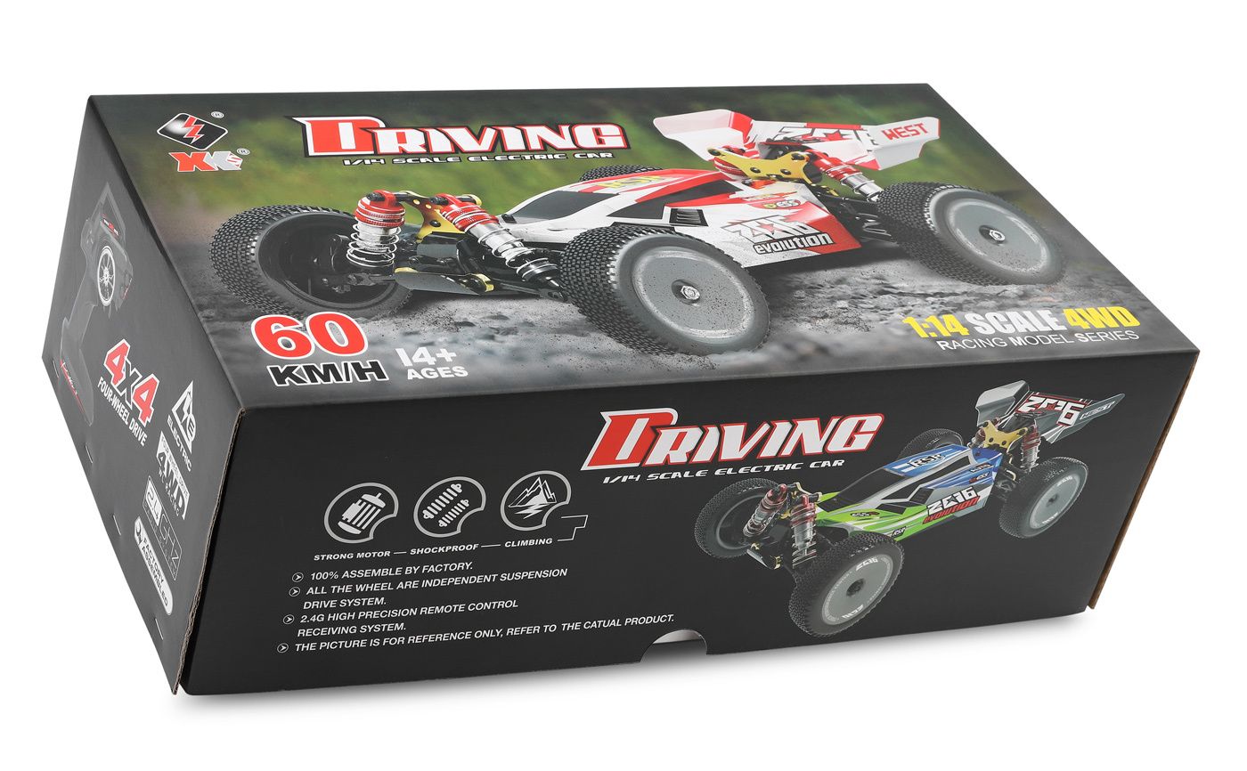 WL 144001 4WD Buggy 1/14 RTR Röd