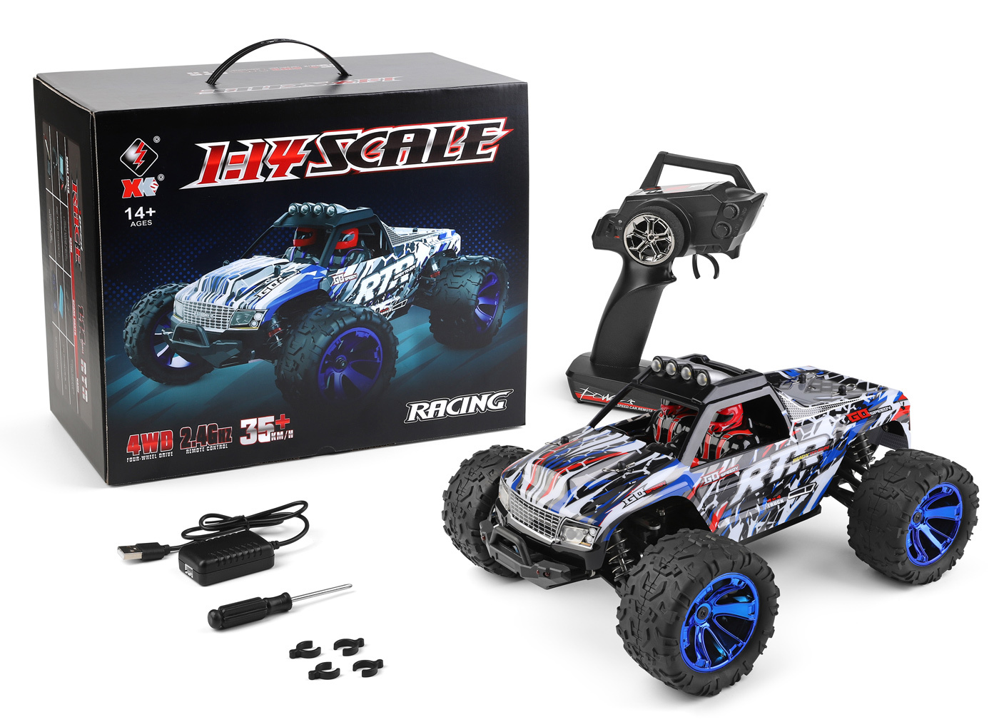 WL 144018 4WD 390 Truck 1/14 RTR