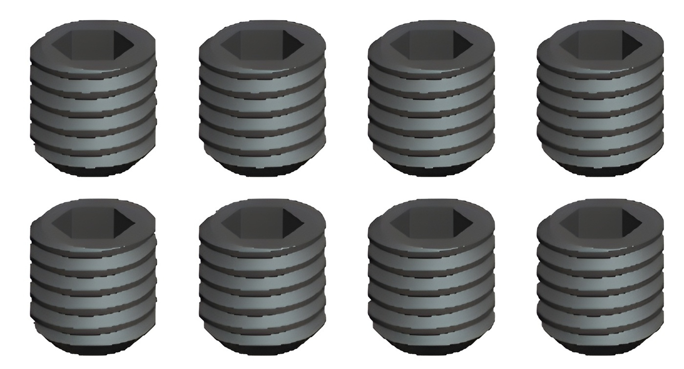 Hex Stoppskruv M3x3mm (8)