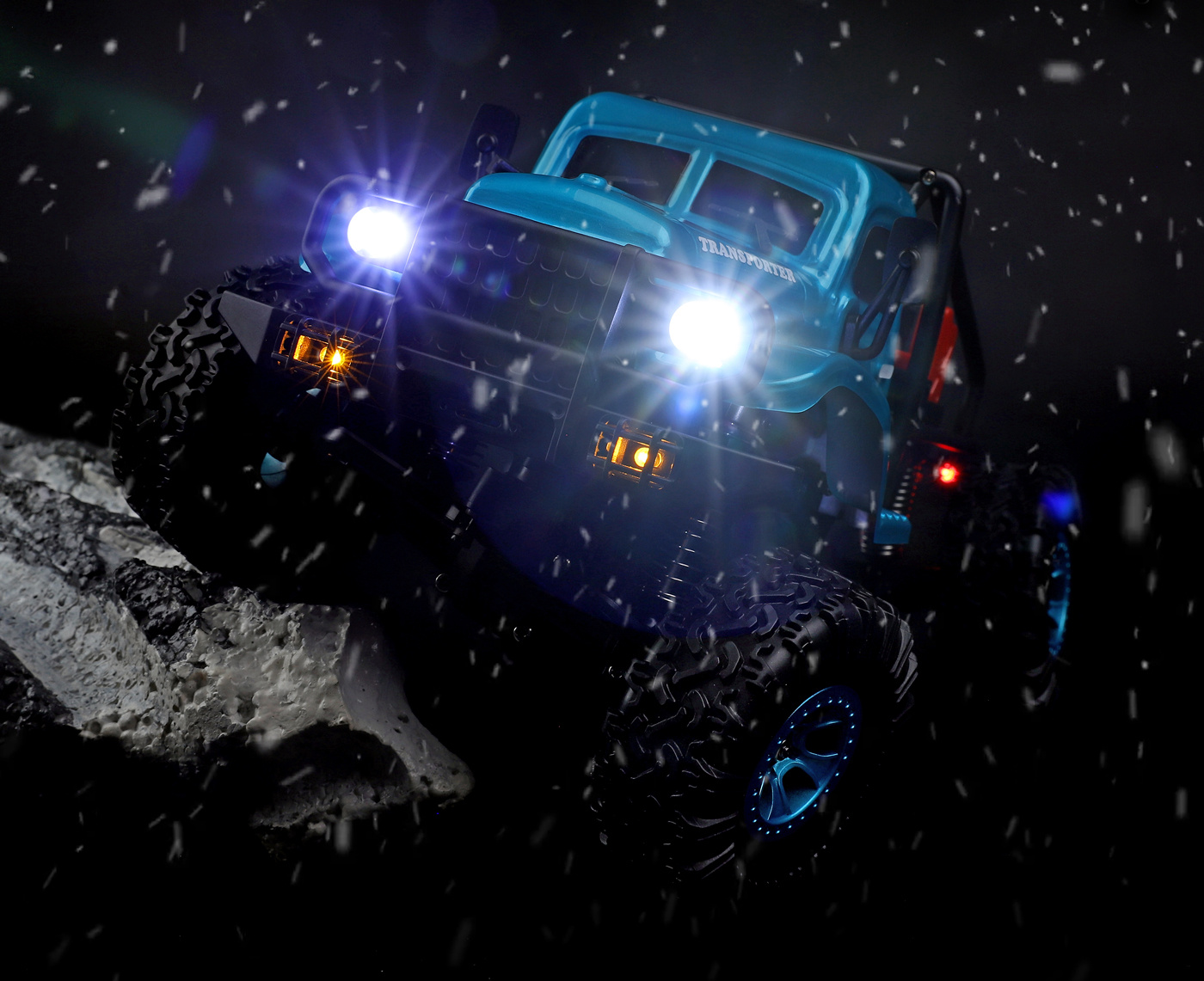 WL 184020 4WD Retro Crawler 1/18 RTR Blå